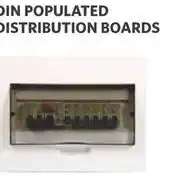 BUCO Din Populated Distribution Boards 12 Way Flush 1443353 offer