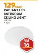 BUCO Radiant LED Bathroom Ceiling Light 16W 1440181 offer