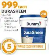 BUCO Duram 20L Durasheen 1353768 offer