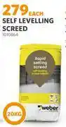 BUCO Weber Self Levelling Screed 1010864-20Kg offer