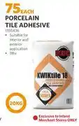 BUCO KBC Porcelain Tile Adhesive 1355436 offer