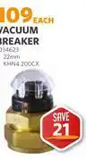 BUCO Vacuum Breaker 22mm offer
