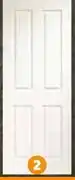 BUCO Moulded Door 4 Panel 813 x 2032mm 1150739/1366440-Each offer