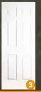 BUCO Moulded Door 6 Panel 813 x 2032mm 1159766/1366441-Each offer