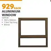 BUCO Aluminium Window 900 x 900mm 1339138 offer