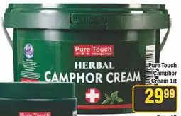 J&E Cash and Carry Pure Touch Camphor Cream offer