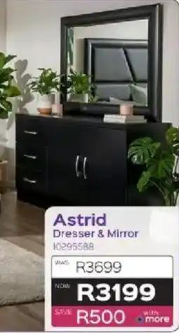 Sleepmasters Astrid Dresser & Mirror offer
