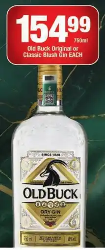 OK Liquor Old Buck Dry Gin offer