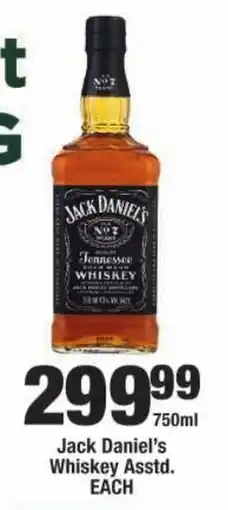 OK Liquor Jack Daniel's Whiskey Assorted offer