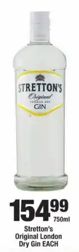 OK Liquor Stretton's Original London Dry Gin offer