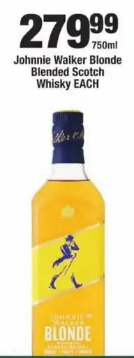 OK Liquor Johnnie Walker Blonde Blended Scotch Whisky offer