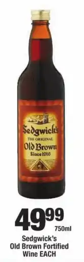 OK Liquor Sedgwick's Old Brown Fortified Wine offer