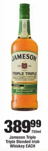 OK Liquor Jameson Triple Triple Blended Irish Whiskey offer