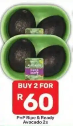 Pick n Pay PnP Ripe & Ready Avocado 2s offer
