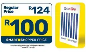 Pick n Pay SMART SHOPPER offer