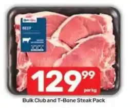 Pick n Pay Bulk Club and T-Bone Steak Pack offer