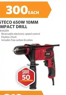 BUCO STECO 650W 10MM IMPACT DRILL offer