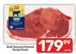 Pick n Pay Bulk Vacuum Packed Rump Steak offer