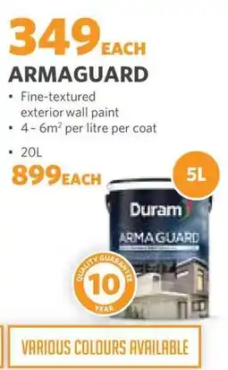 BUCO Duram Armaguard offer