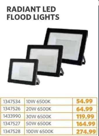 BUCO Radiant led flood lights offer
