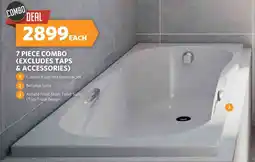BUCO 7 PIECE COMBO (EXCLUDES TAPS & ACCESSORIES) offer