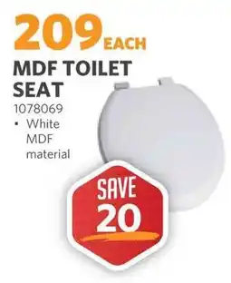 BUCO MDF toilet seat offer