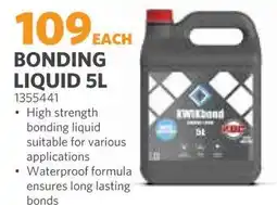 BUCO Kwikbond Bonding Liquid offer