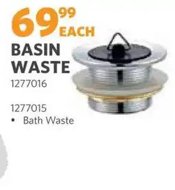 BUCO Bath Waste offer
