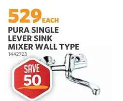 BUCO Pura Single Lever Sink Mixer Wall Type offer