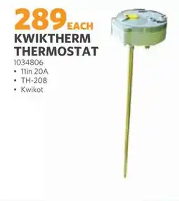 BUCO Kwiktherm Thermostat offer