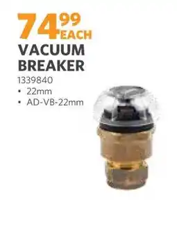 BUCO VACUUM BREAKER offer