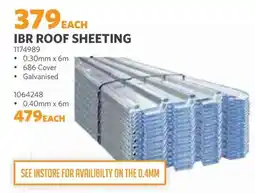 BUCO IBR ROOF SHEETING offer