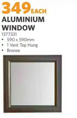 BUCO ALUMINIUM WINDOW offer