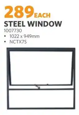 BUCO STEEL WINDOW offer