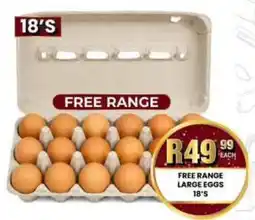 Take 'n Pay FREE RANGE LARGE EGGS offer