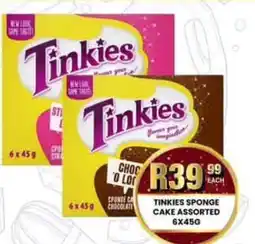 Take 'n Pay Tinkies Sponge Cake Assorted offer