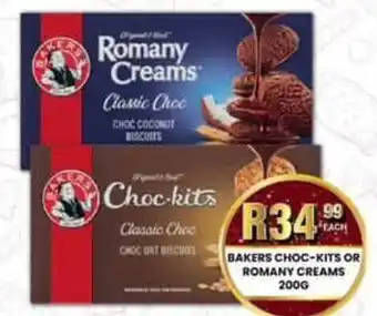 Take 'n Pay Bakers Choc-kits or Romany Creams offer