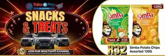Take 'n Pay Simba Potato Chips Assorted offer