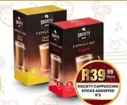 Take 'n Pay Society Cappuccino Sticks Assorted offer
