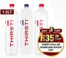 Take 'n Pay Thirsti Still or Sparkling Water offer