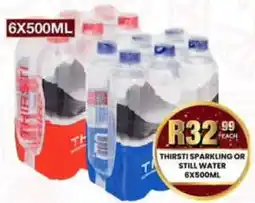 Take 'n Pay Thirsti Sparkling or Still Water offer
