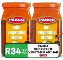Take 'n Pay Pakco vegetable atchar offer