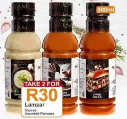 Take 'n Pay Lamzar Sauces Assorted Flavours offer