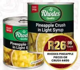 Take 'n Pay Rhodes Pineapple Crush in Light Syrup offer