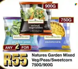 Take 'n Pay Natures Garden Mixed Veg/Peas/Sweetcorn offer