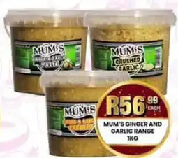 Take 'n Pay Mum's Ginger and Garlic Range offer