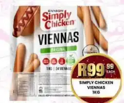 Take 'n Pay Simply Chicken Viennas offer