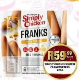 Take 'n Pay Simply Chicken Cheese Frankfurters offer