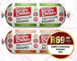 Take 'n Pay Simply Chicken Polony offer