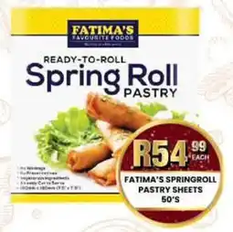 Take 'n Pay Fatima's Springroll Pastry Sheets offer
